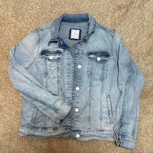LC Lauren Conrad Soft Blue Denim Jacket